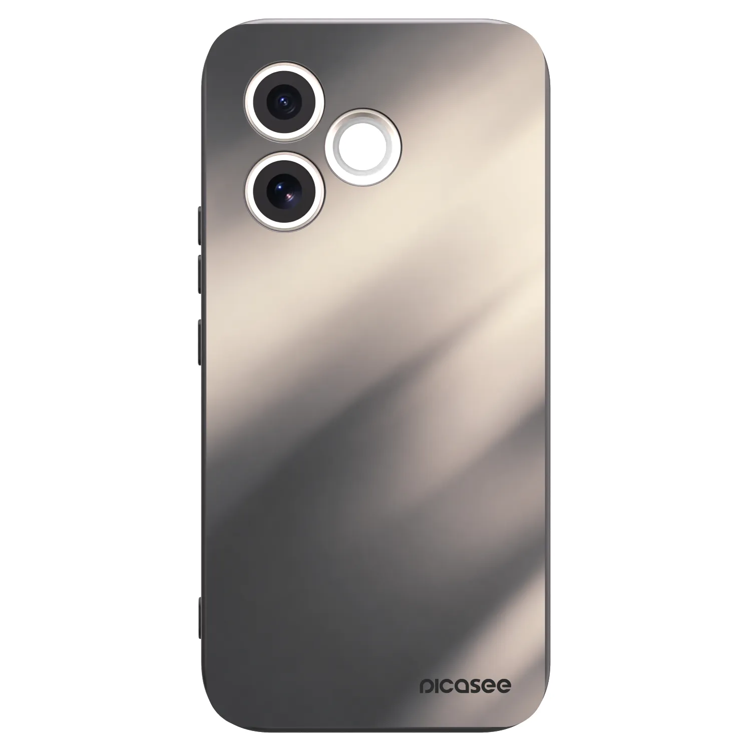 Picasee silikónový čierny obal pre Honor 600 Lite - Smoky Beige