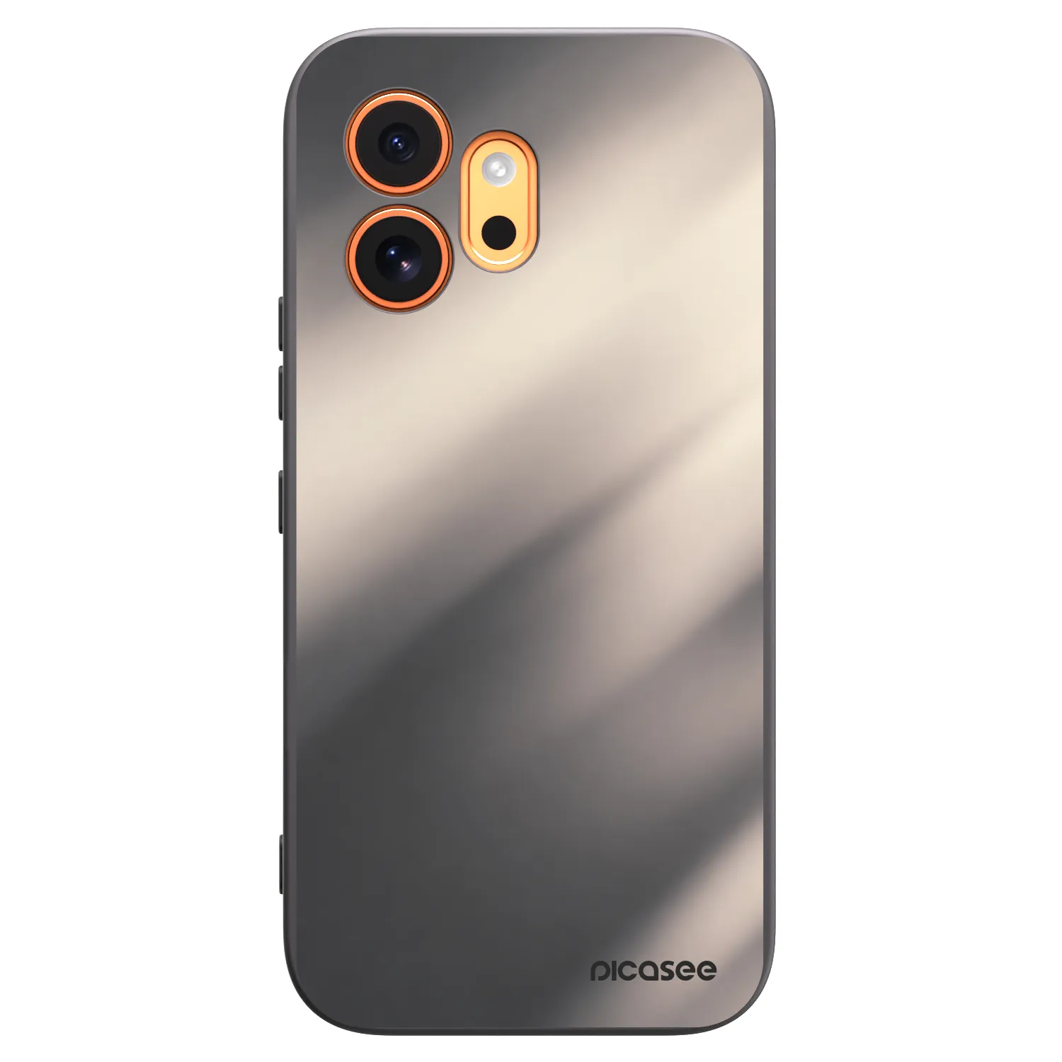 Picasee silikónový čierny obal pre Honor 600 - Smoky Beige