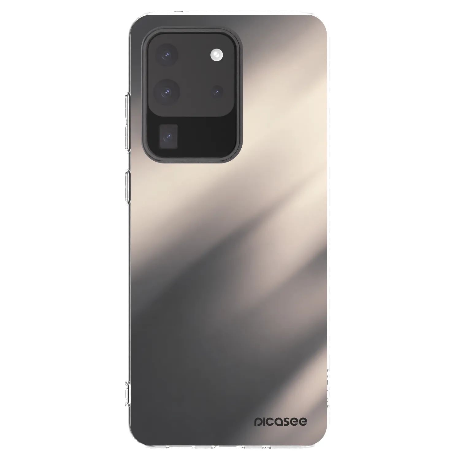 Picasee silikónový prehľadný obal pre Samsung Galaxy S20 Ultra 5G G988F - Smoky Beige
