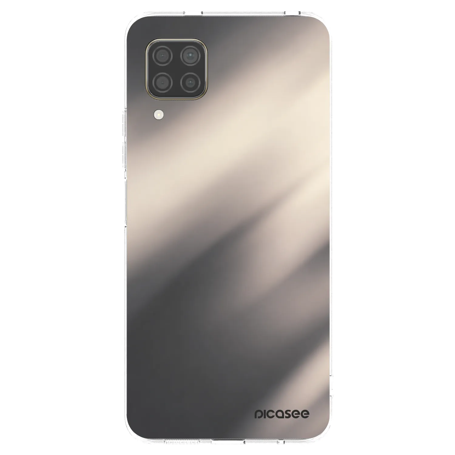 Picasee silikónový prehľadný obal pre Huawei P40 Lite - Smoky Beige