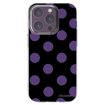 Picasee silikónový prehľadný obal pre Apple iPhone 14 Pro - Big flickers