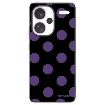 Picasee silikónový čierny obal pre Xiaomi Redmi Note 13 Pro+ 5G - Big flickers