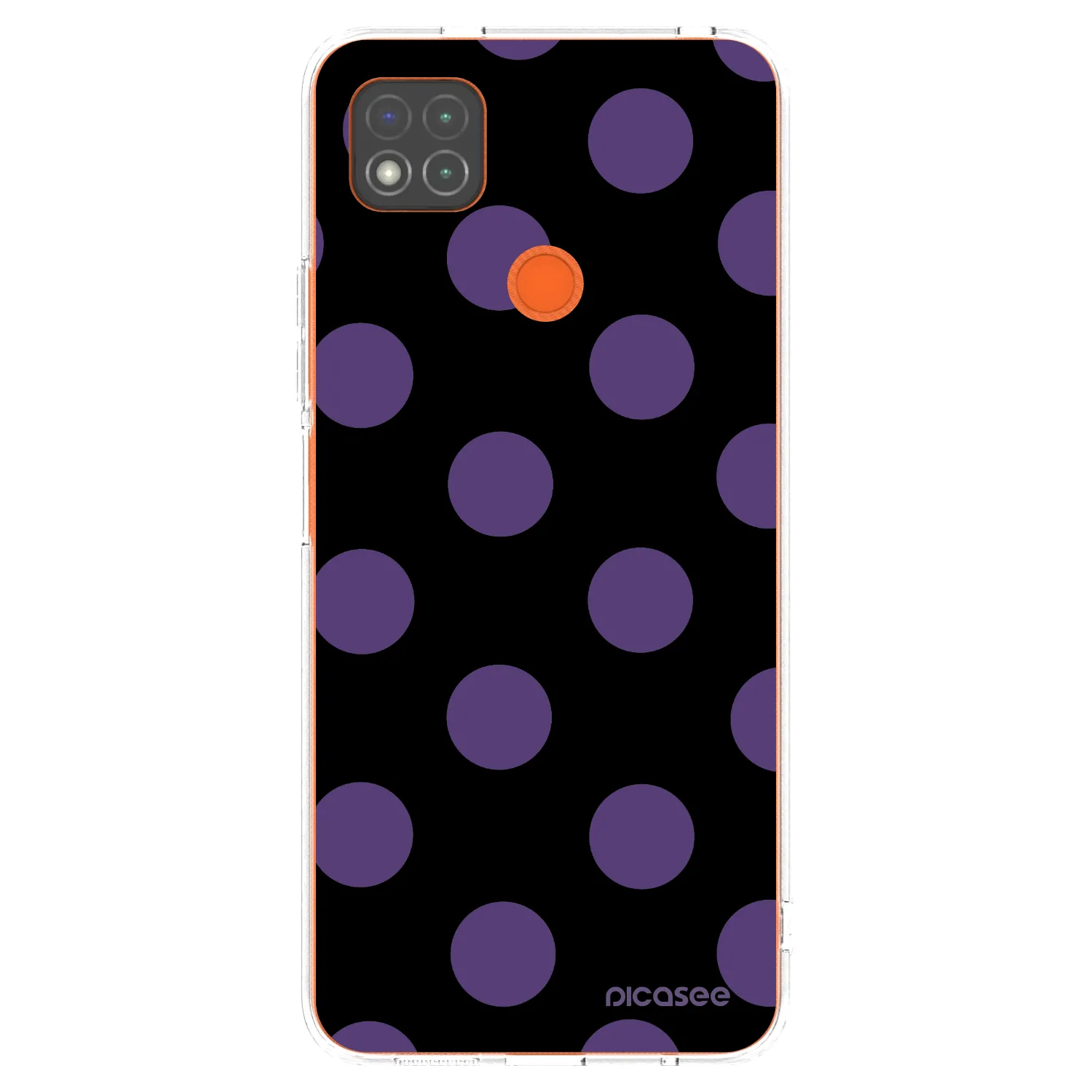 Picasee silikónový prehľadný obal pre Xiaomi Redmi 9C - Big flickers