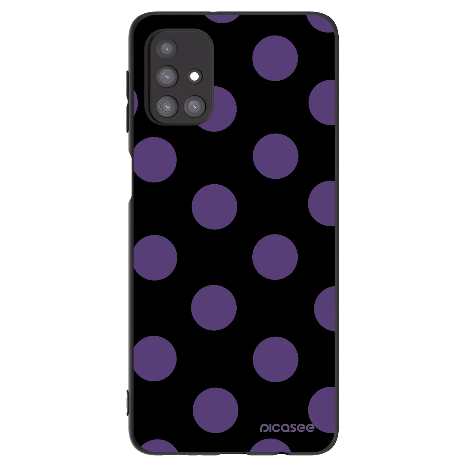 Picasee silikónový čierny obal pre Samsung Galaxy M31s - Big flickers