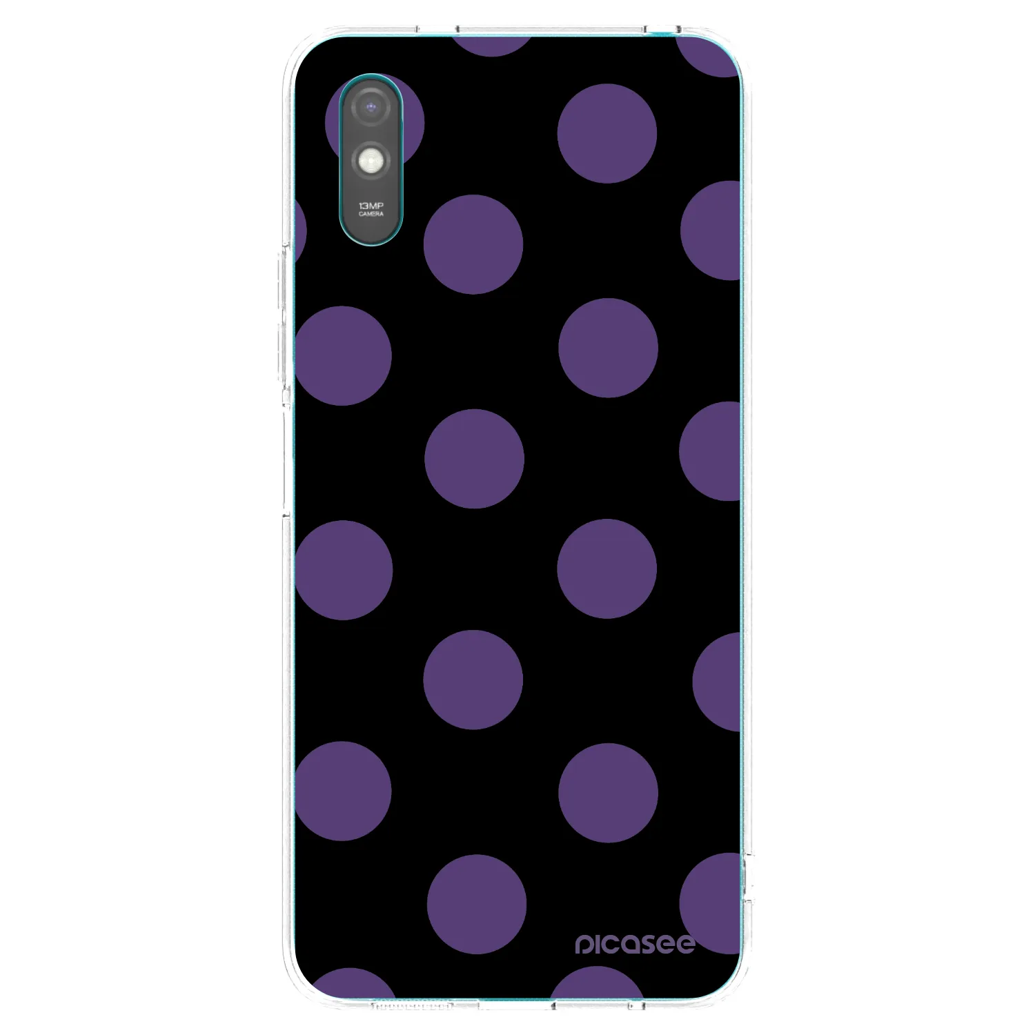 Picasee silikónový prehľadný obal pre Xiaomi Redmi 9A - Big flickers
