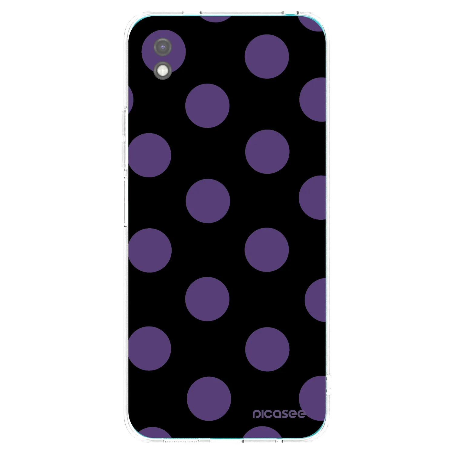 Picasee silikónový čierny obal pre Xiaomi Redmi 9A - Big flickers