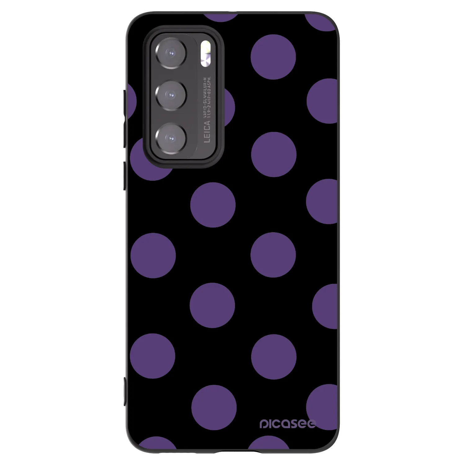 Picasee silikónový čierny obal pre Huawei P40 - Big flickers