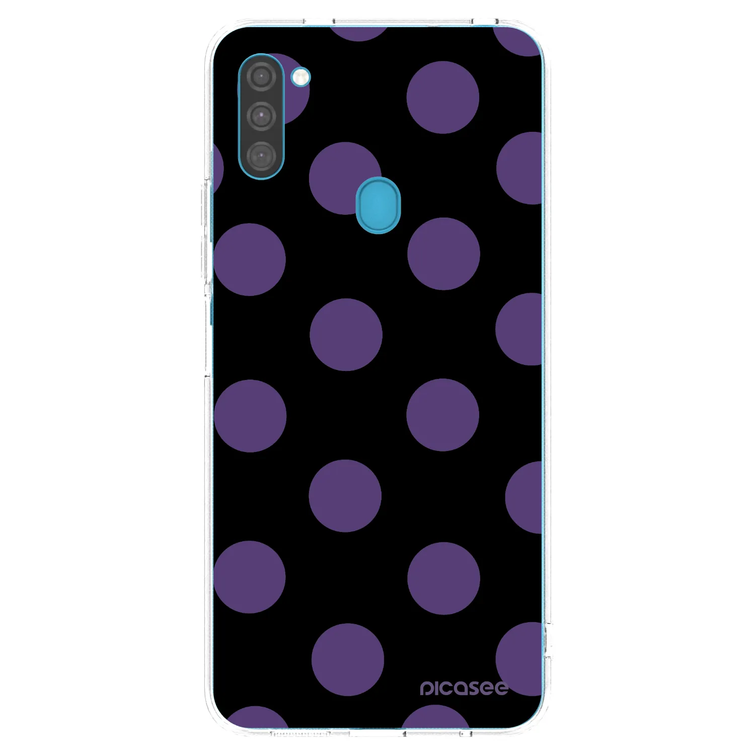 Picasee silikónový prehľadný obal pre Samsung Galaxy M11 - Big flickers