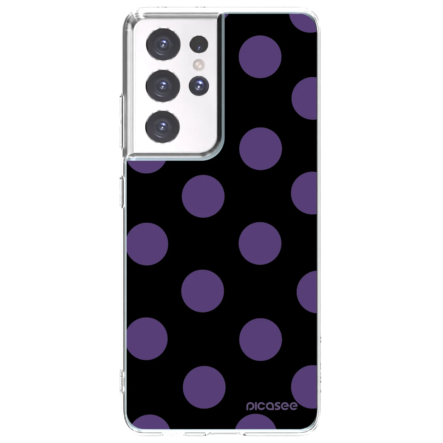 Picasee silikónový prehľadný obal pre Samsung Galaxy S21 Ultra 5G G998B - Big flickers