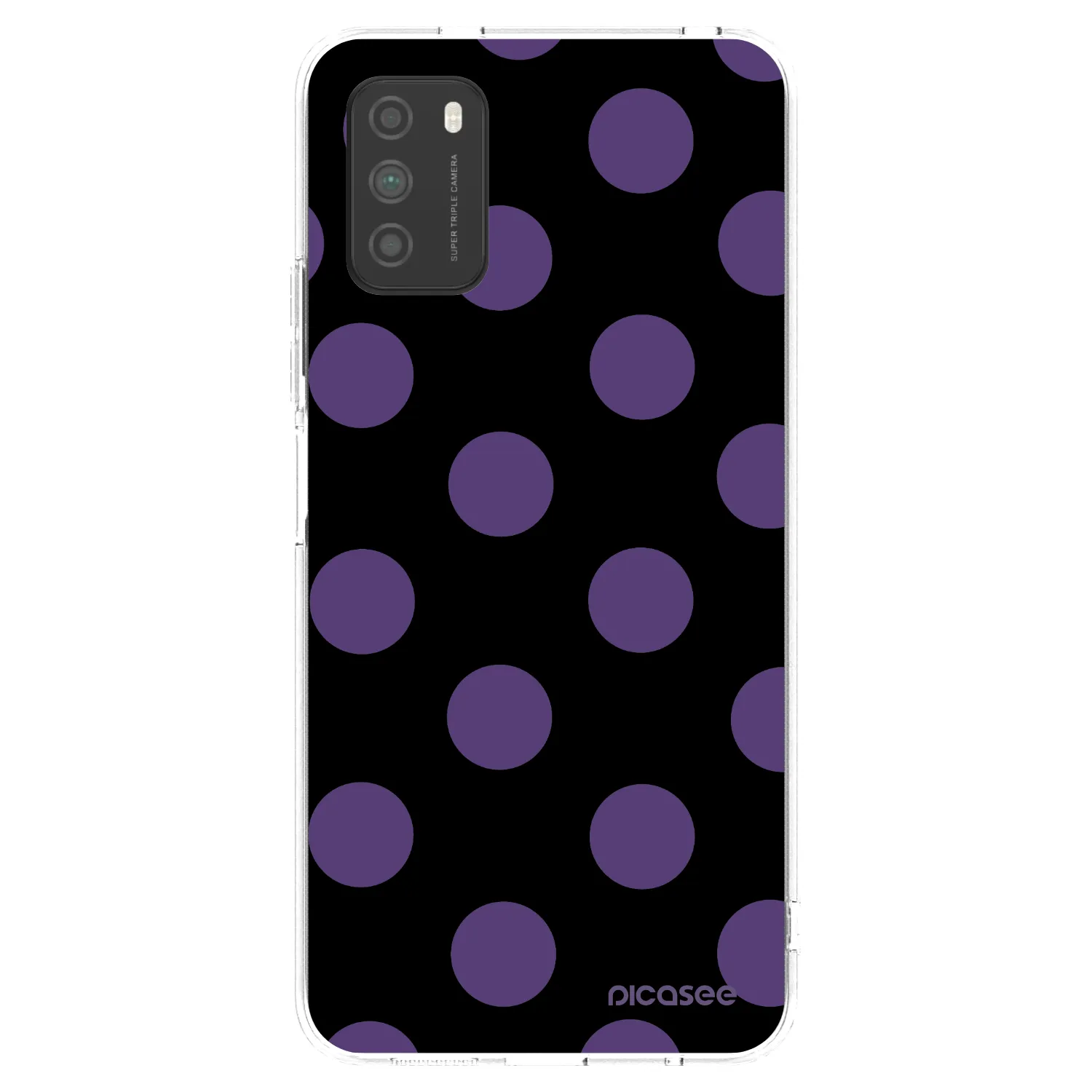 Picasee silikónový prehľadný obal pre Xiaomi Poco M3 - Big flickers