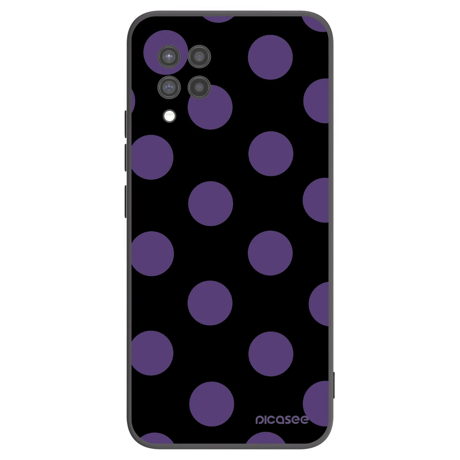 Picasee silikónový čierny obal pre Samsung Galaxy A42 A426B - Big flickers