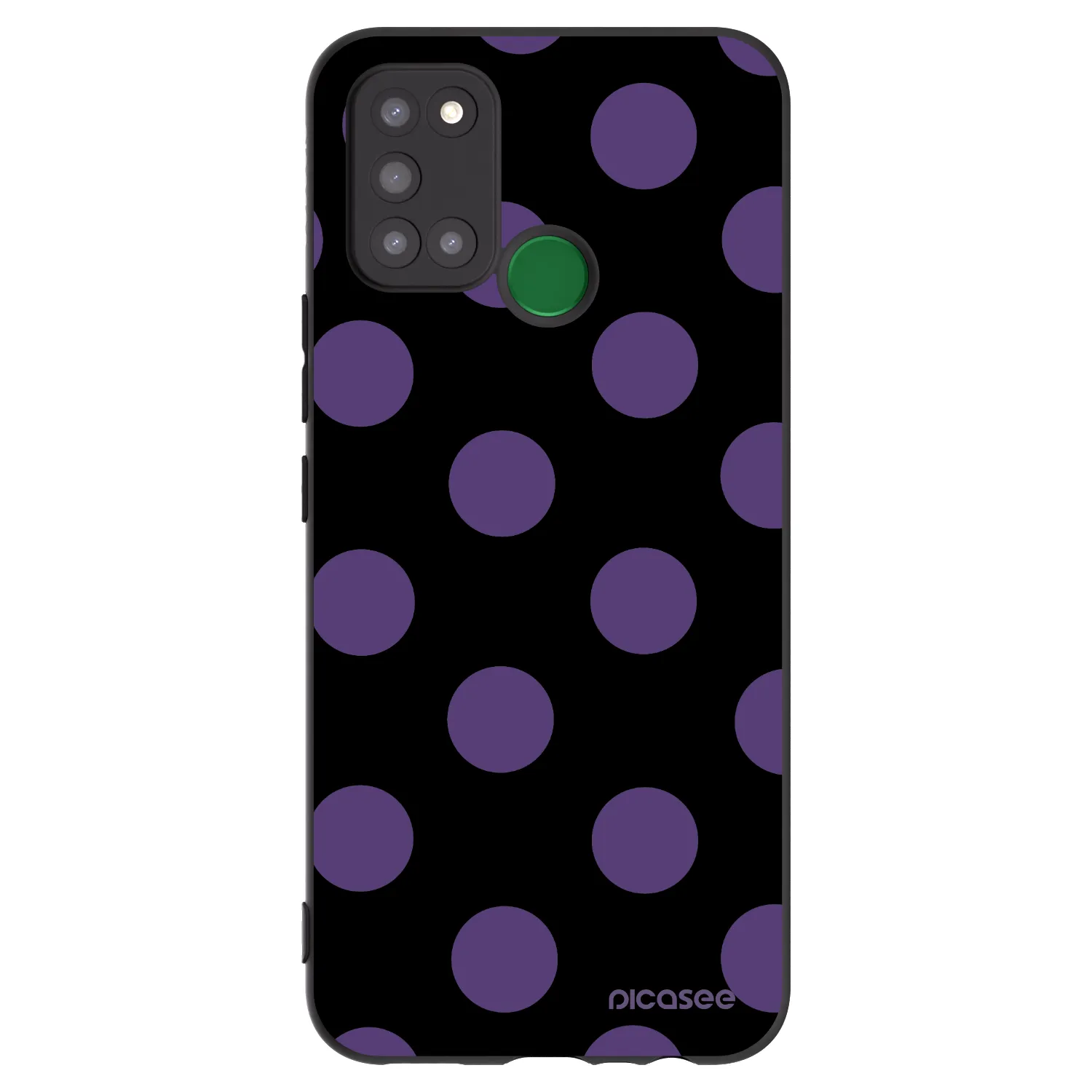 Picasee silikónový čierny obal pre Realme 7i - Big flickers
