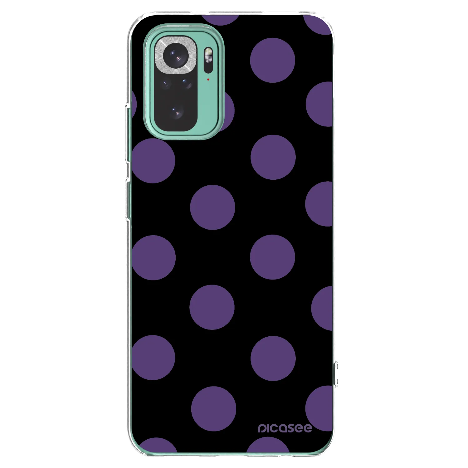 Picasee silikónový prehľadný obal pre Xiaomi Redmi Note 10 Pro - Big flickers