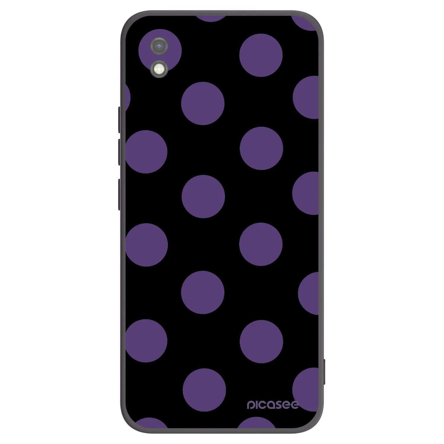 Picasee silikónový čierny obal pre Xiaomi Redmi 9AT - Big flickers