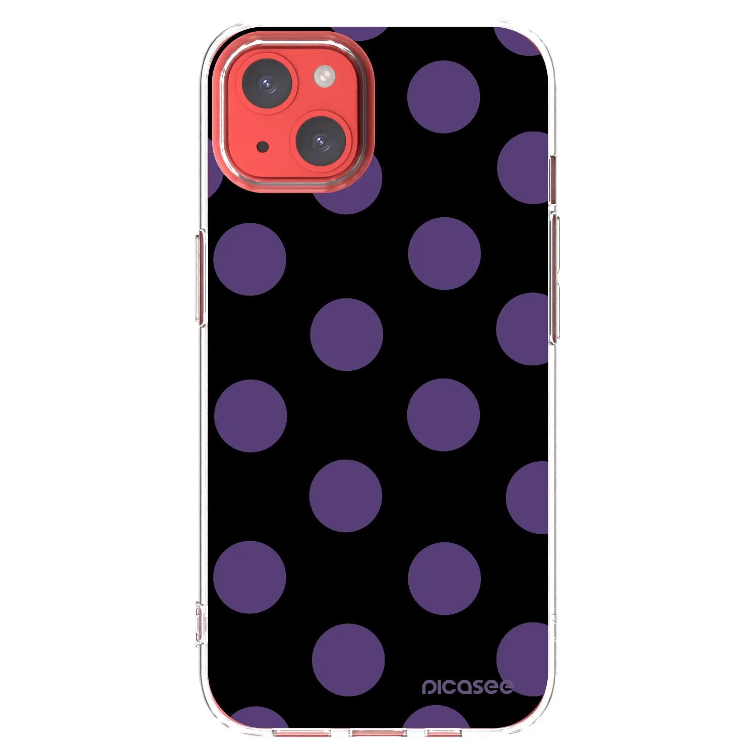 Picasee silikónový prehľadný obal pre Apple iPhone 13 - Big flickers