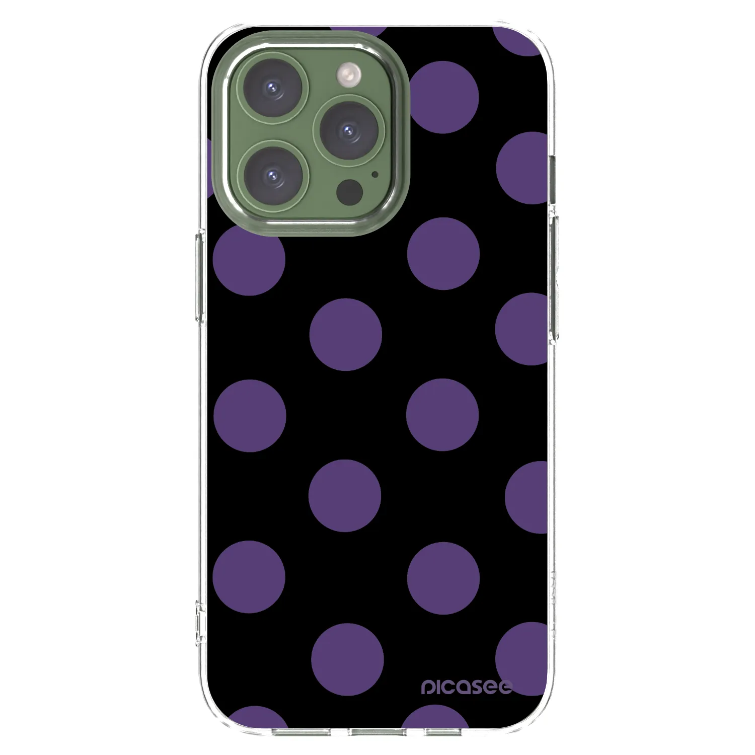 Picasee silikónový prehľadný obal pre Apple iPhone 13 Pro - Big flickers