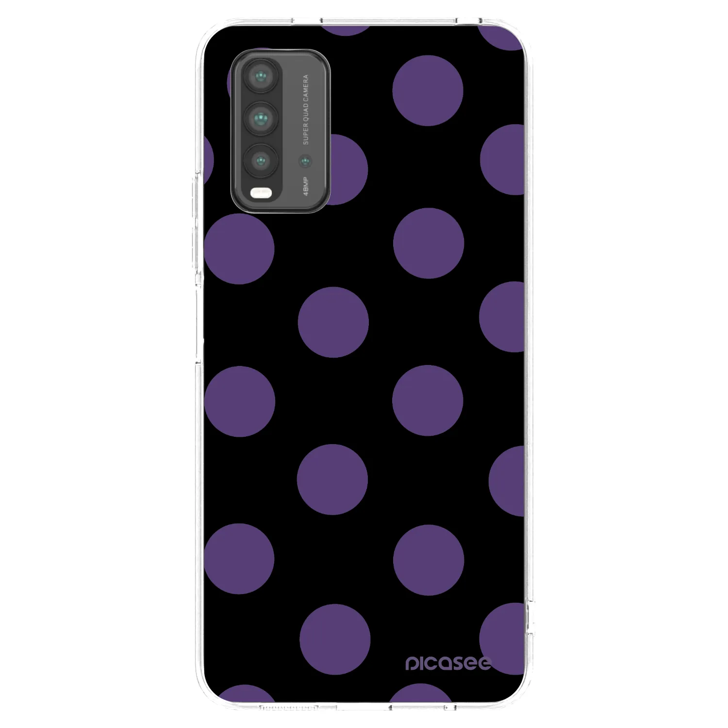 Picasee silikónový čierny obal pre Xiaomi Redmi 9T - Big flickers