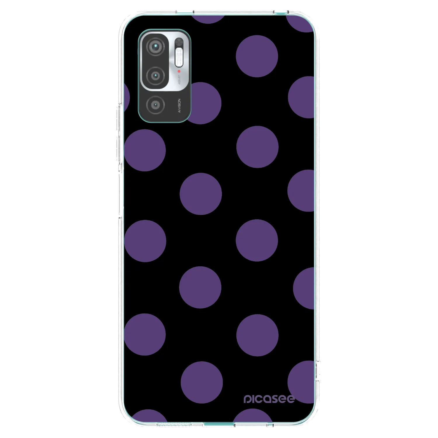 Picasee silikónový prehľadný obal pre Xiaomi Redmi Note 10 5G - Big flickers