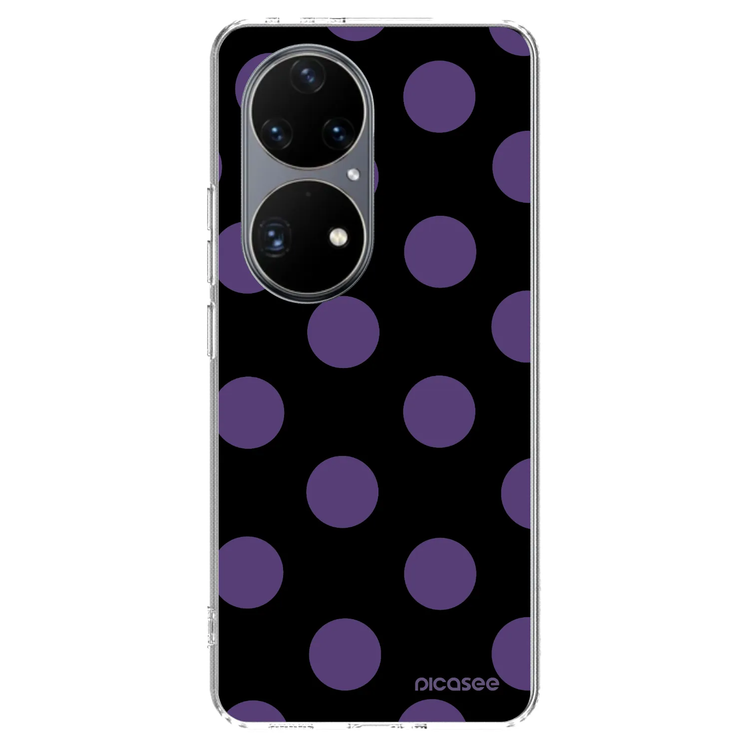 Picasee silikónový prehľadný obal pre Huawei P50 - Big flickers