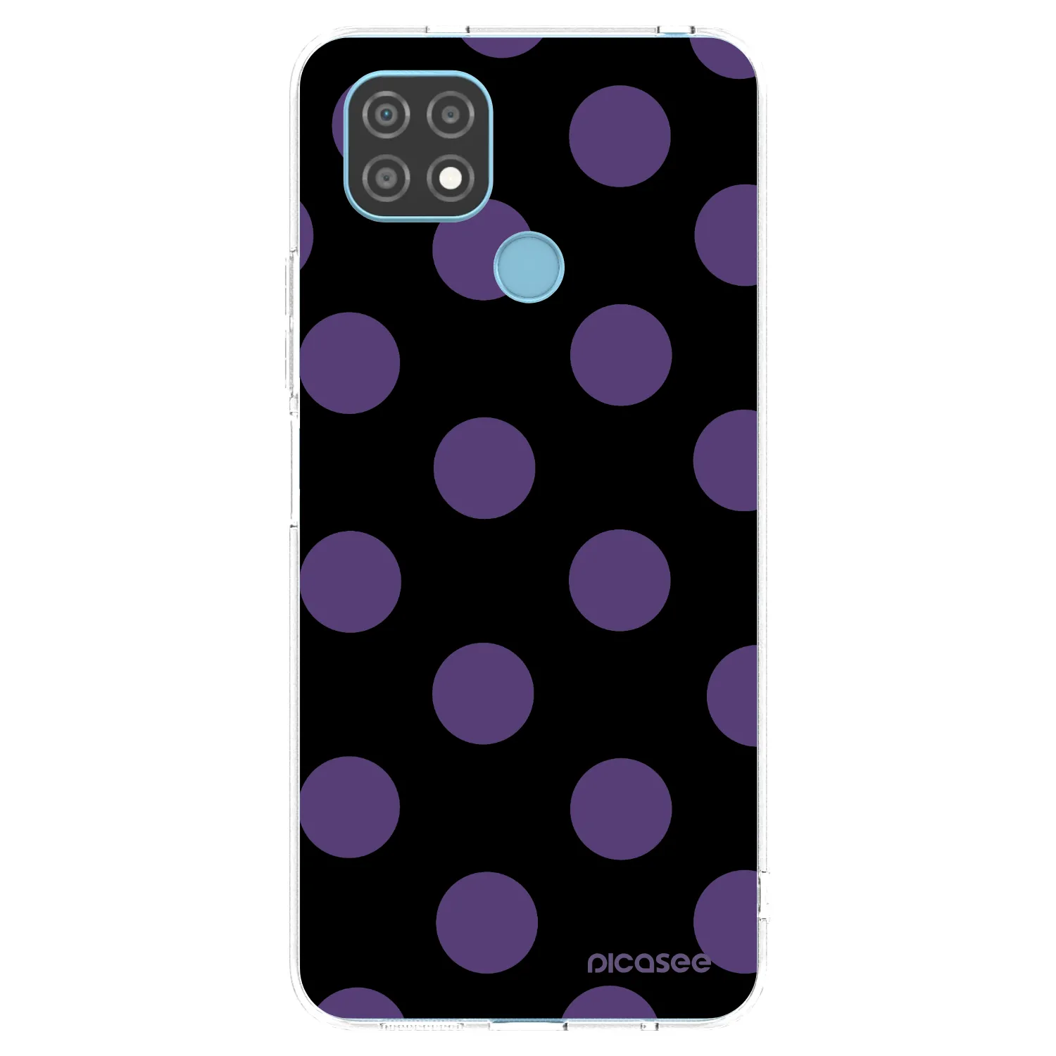 Picasee silikónový prehľadný obal pre Realme C21 - Big flickers