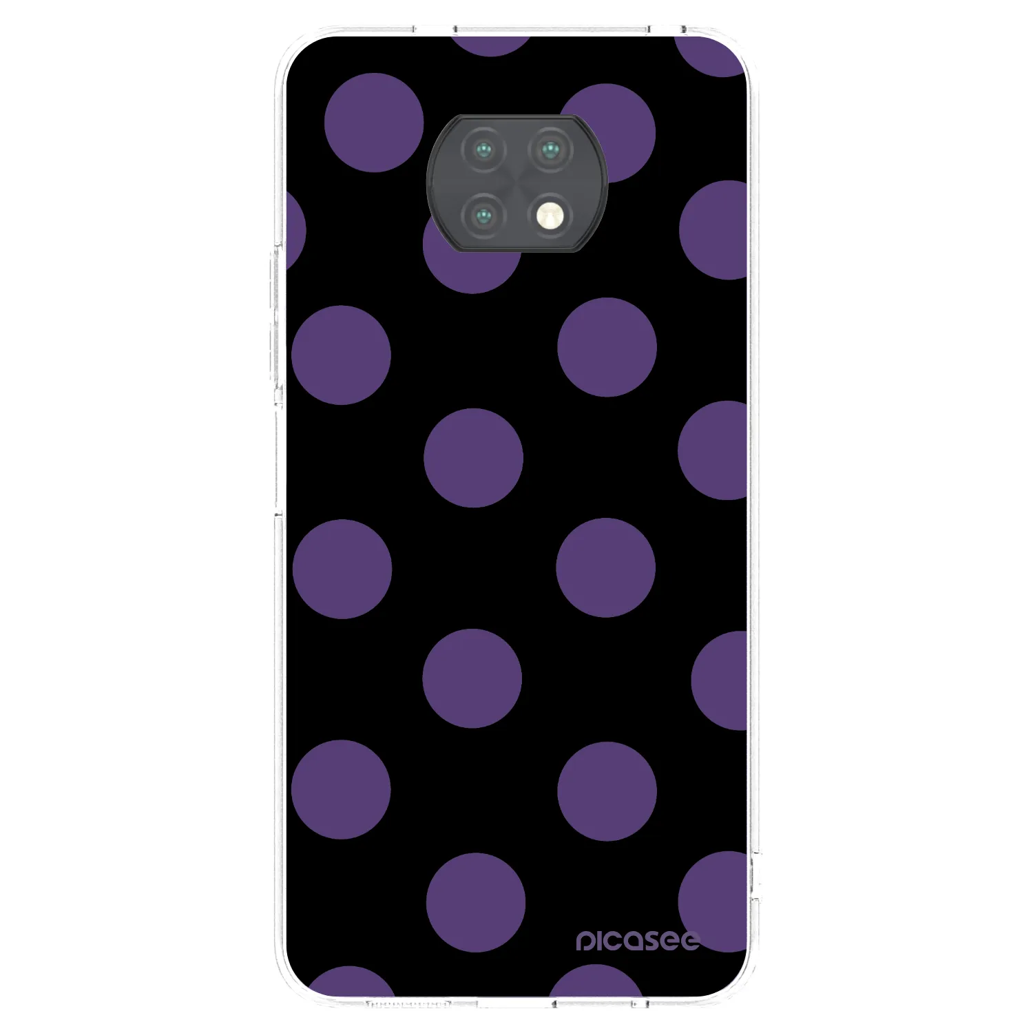 Picasee silikónový prehľadný obal pre Xiaomi Redmi Note 9T - Big flickers