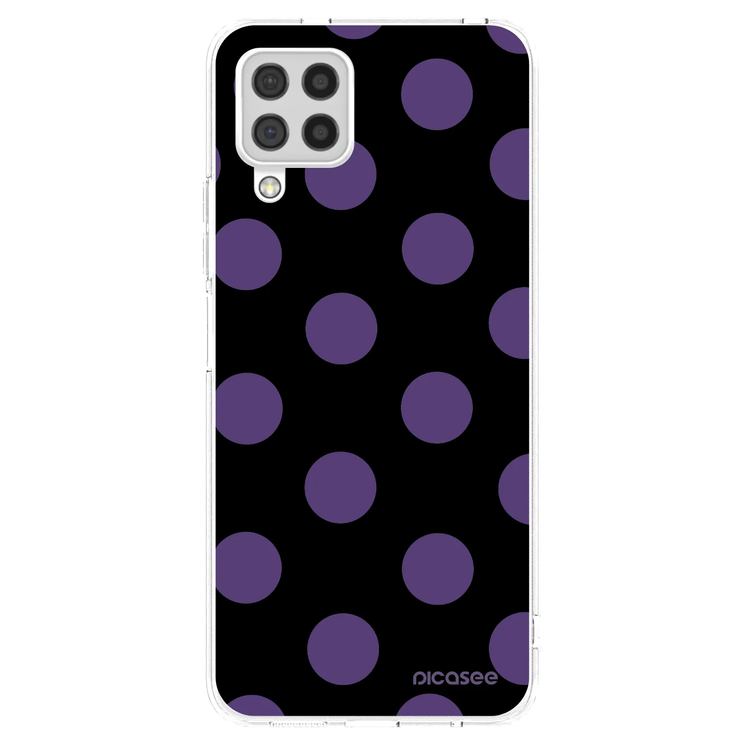 Picasee silikónový prehľadný obal pre Samsung Galaxy A22 A225F 4G - Big flickers