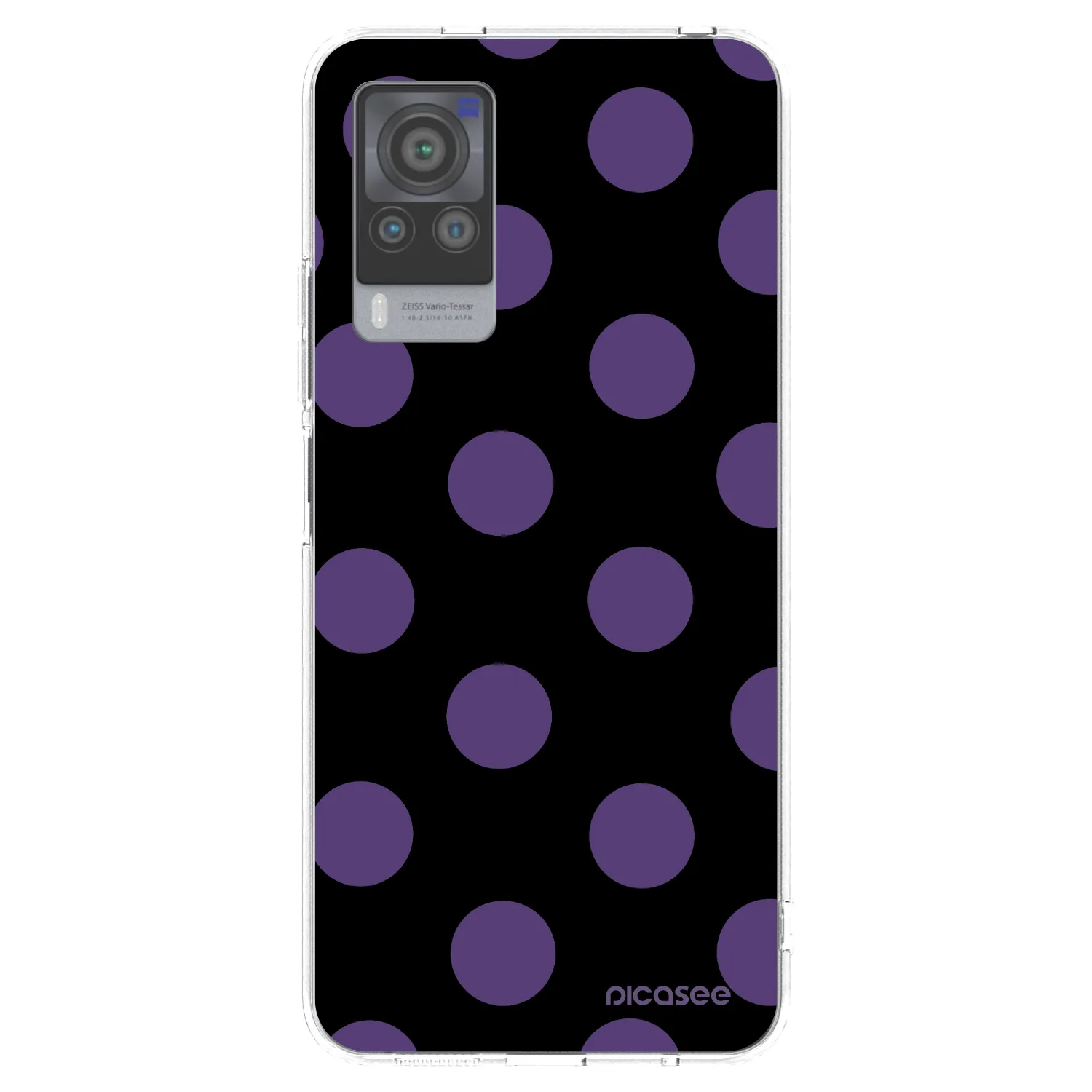Picasee silikónový prehľadný obal pre Vivo X60 Pro 5G - Big flickers