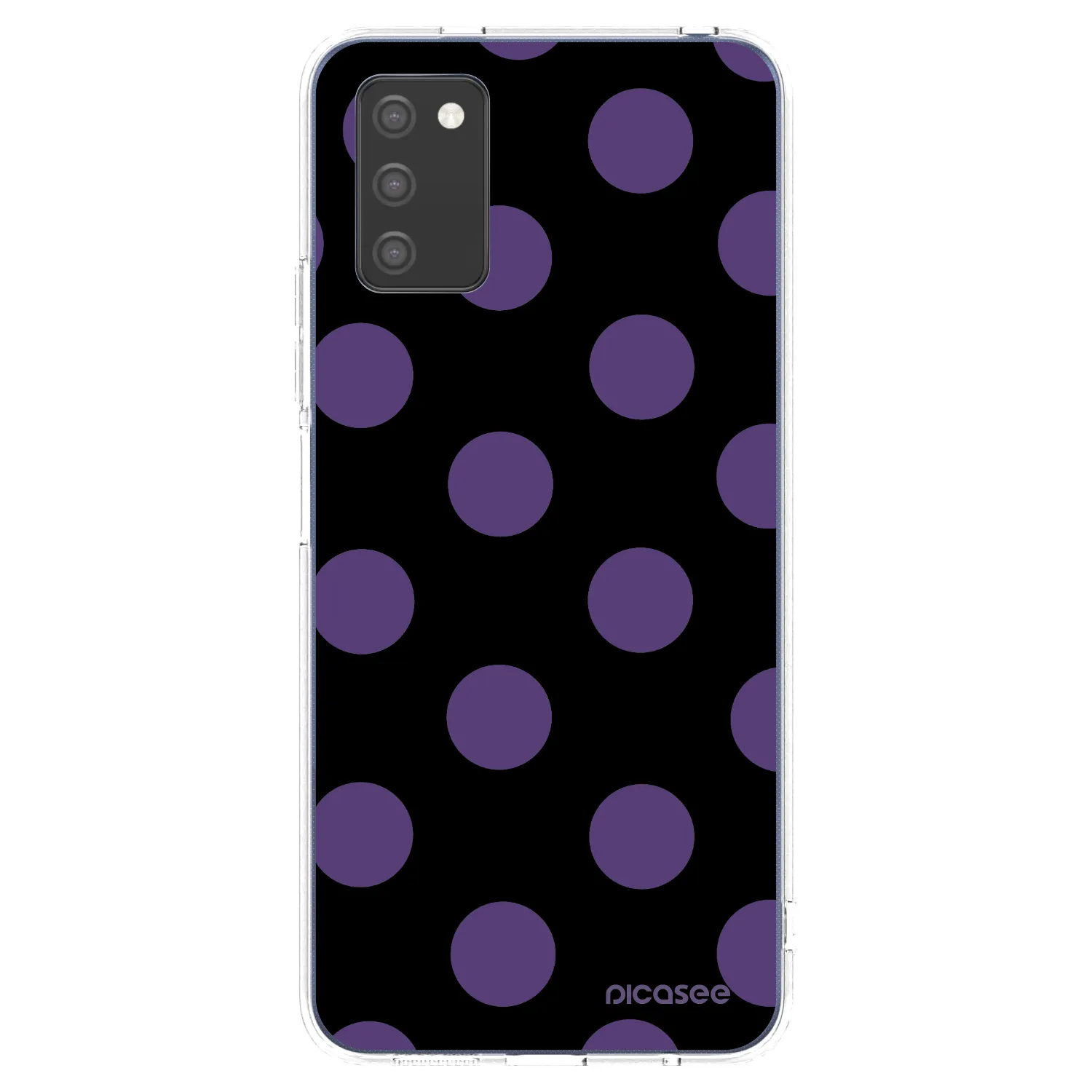 Picasee silikónový prehľadný obal pre Samsung Galaxy A03s A037G - Big flickers