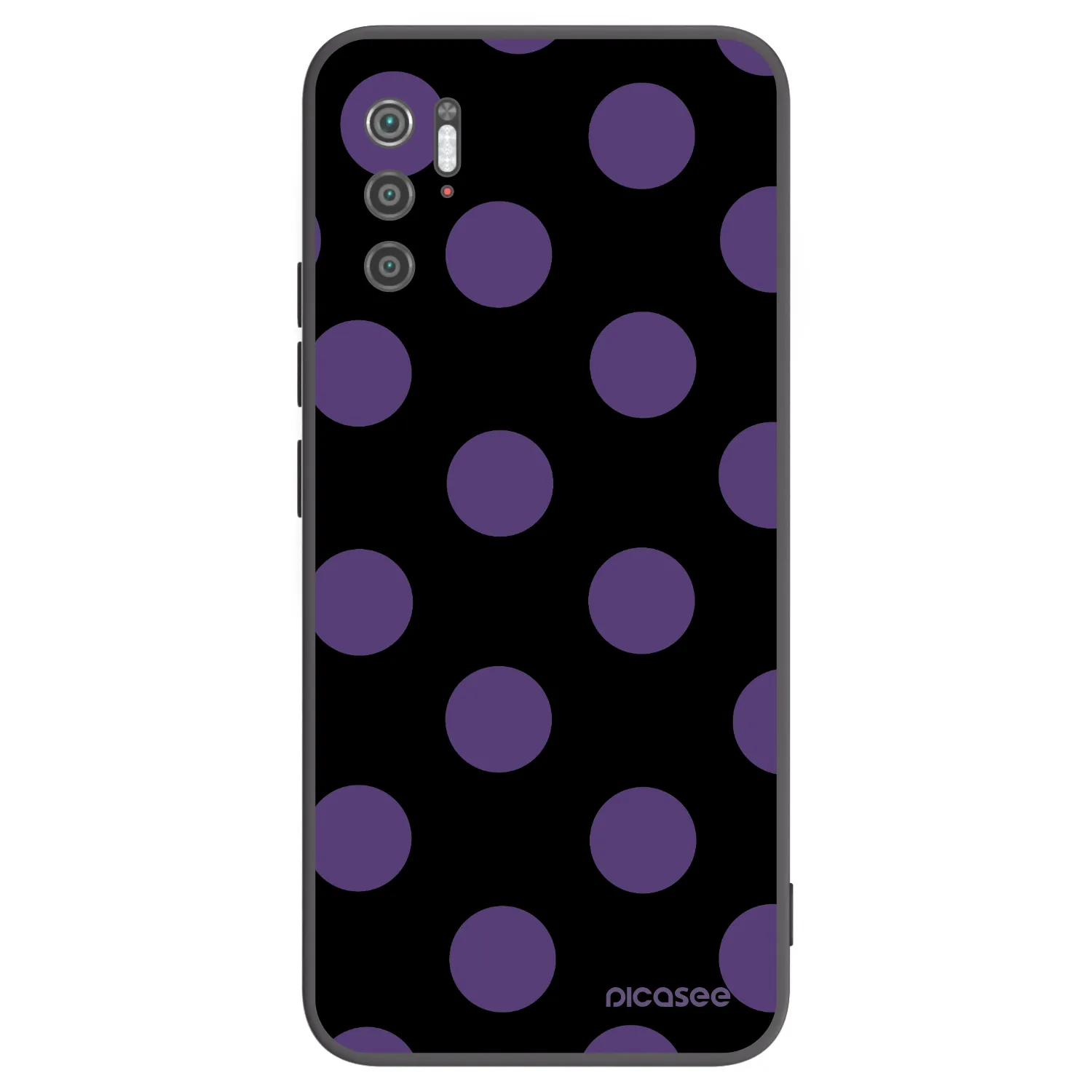 Picasee silikónový čierny obal pre Xiaomi Poco M3 Pro 5G - Big flickers