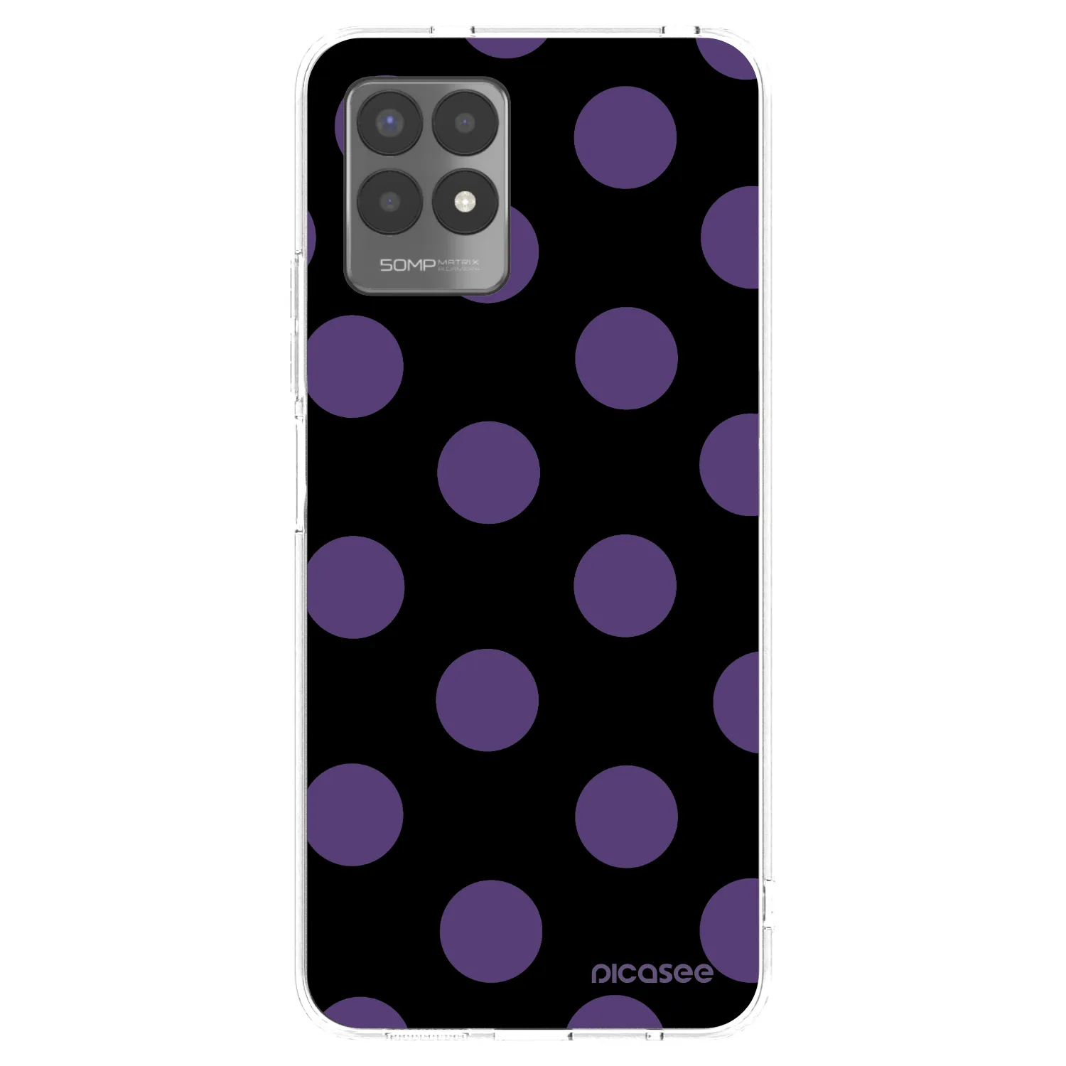 Picasee silikónový prehľadný obal pre Realme 8i - Big flickers