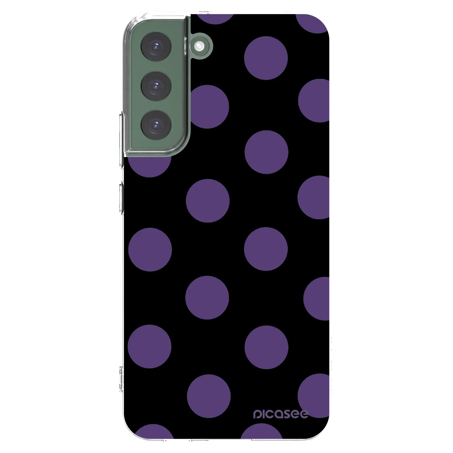 Picasee silikónový prehľadný obal pre Samsung Galaxy S22+ 5G - Big flickers