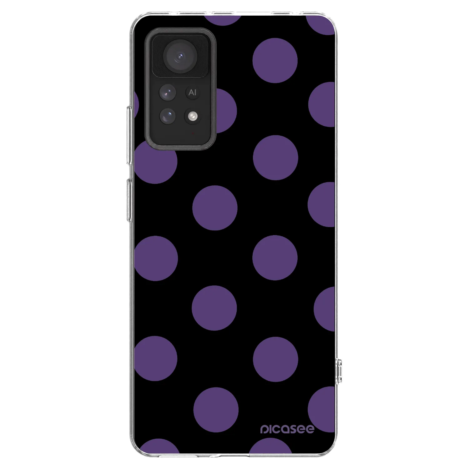 Picasee silikónový prehľadný obal pre Xiaomi Redmi Note 11 Pro - Big flickers