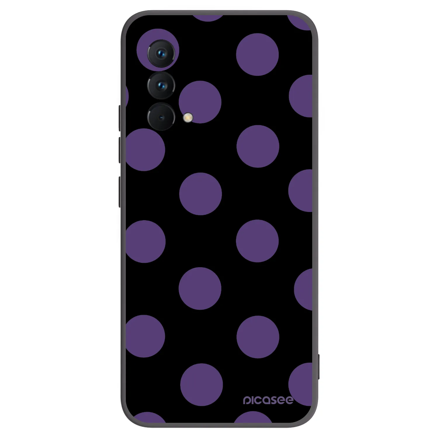 Picasee silikónový čierny obal pre Realme GT Master Edition 5G - Big flickers