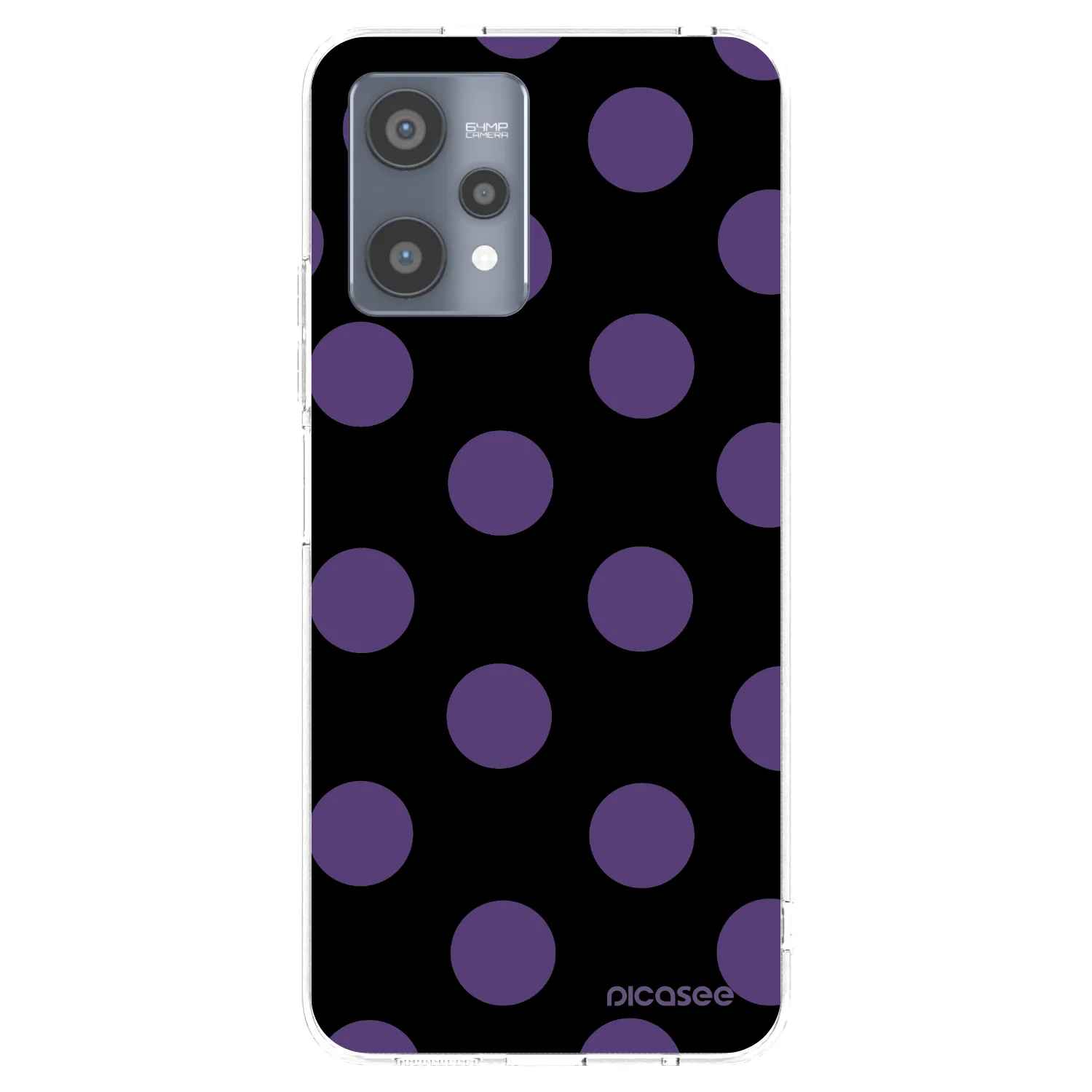 Picasee silikónový prehľadný obal pre Realme 9 Pro 5G - Big flickers