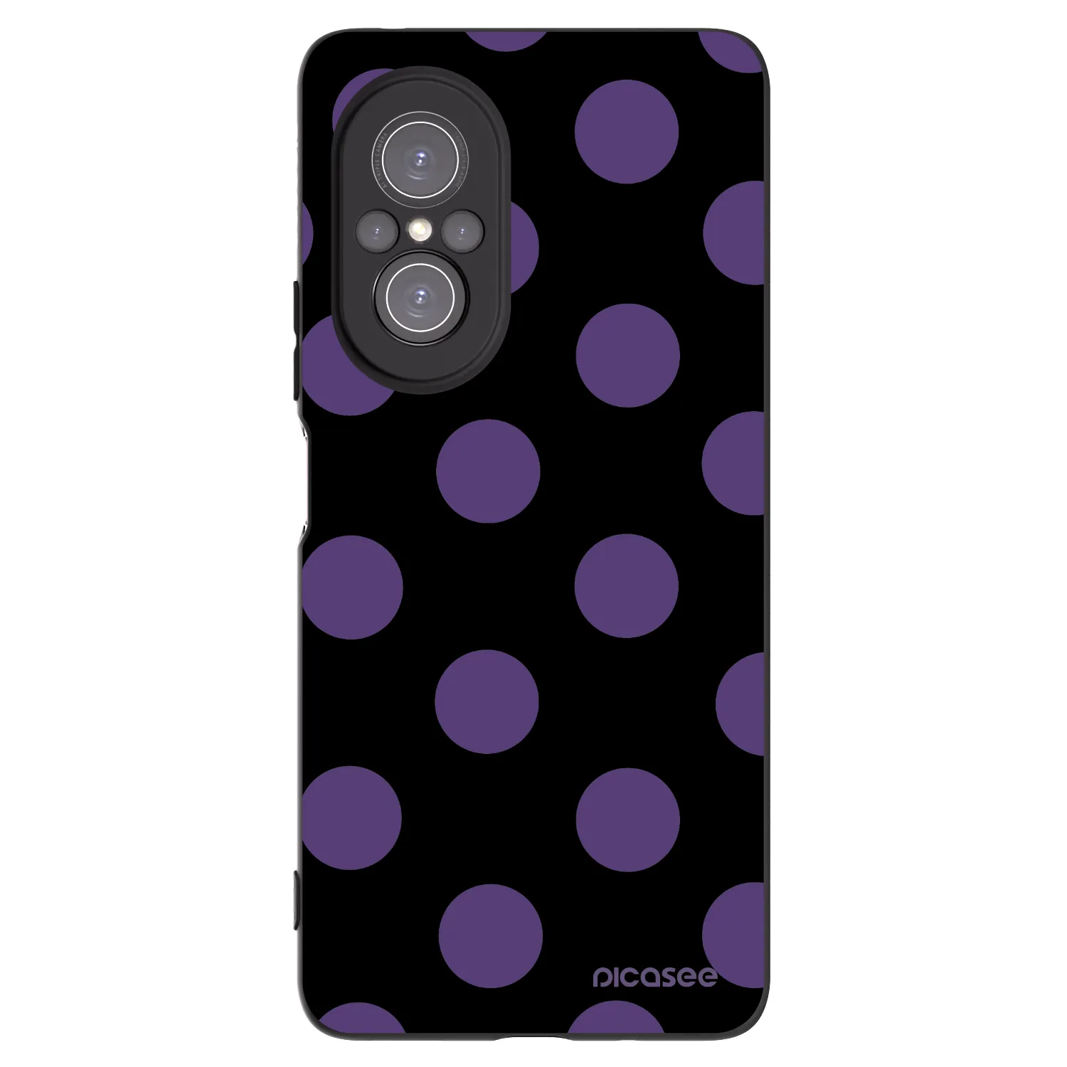 Picasee silikónový čierny obal pre Huawei Nova 9 SE - Big flickers