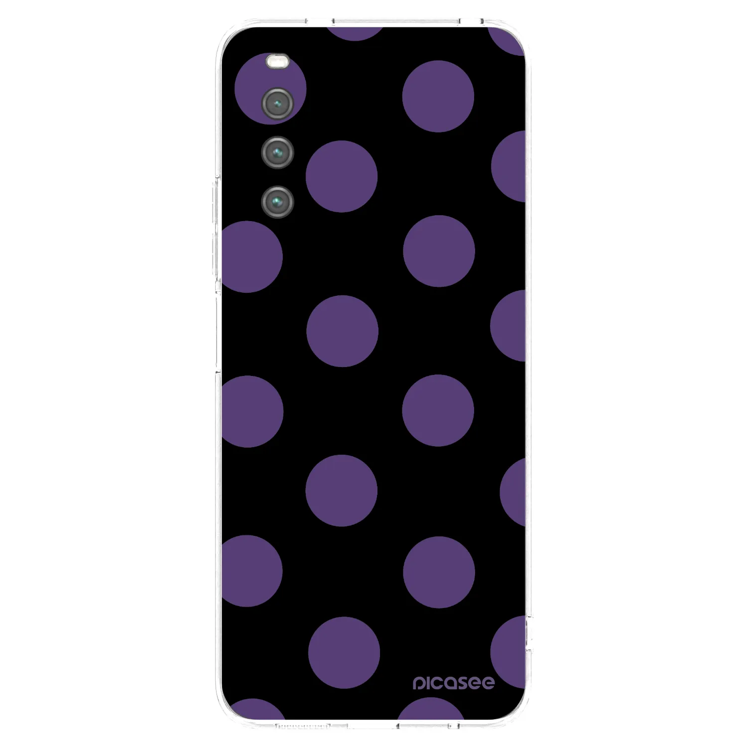Picasee silikónový prehľadný obal pre Sony Xperia 10 IV 5G - Big flickers