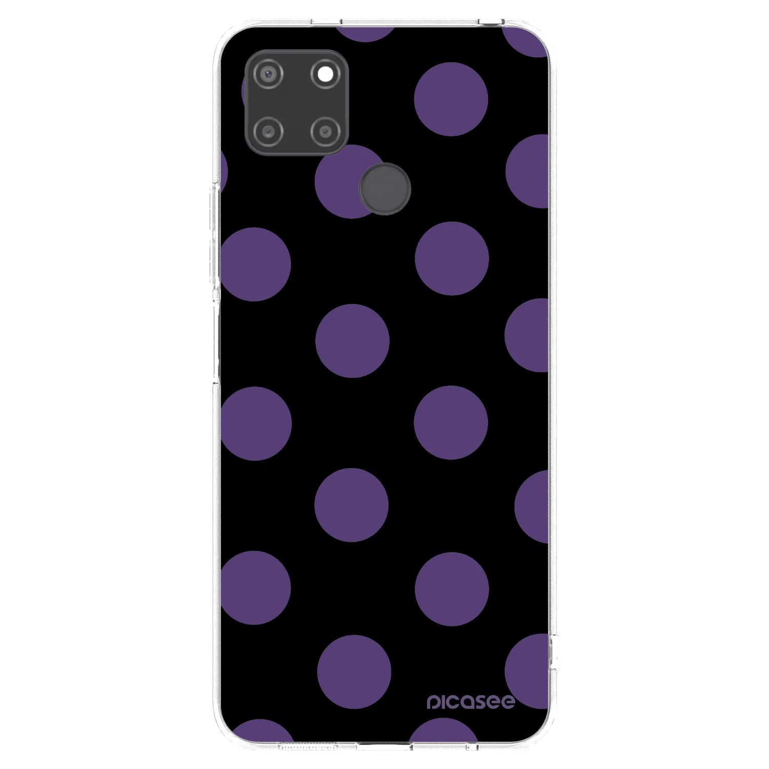 Picasee silikónový prehľadný obal pre Realme C21Y - Big flickers