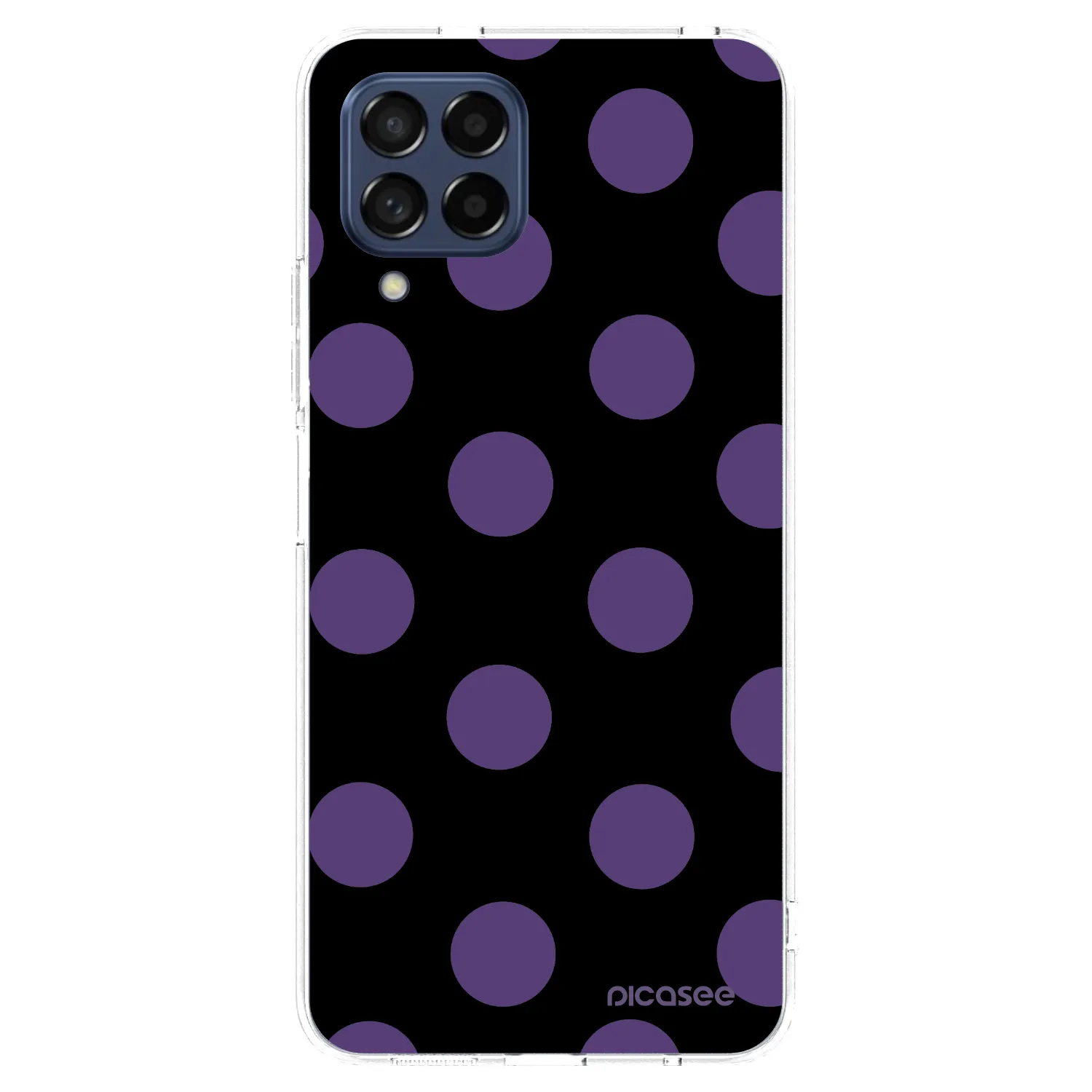 Picasee silikónový prehľadný obal pre Samsung Galaxy M53 5G - Big flickers