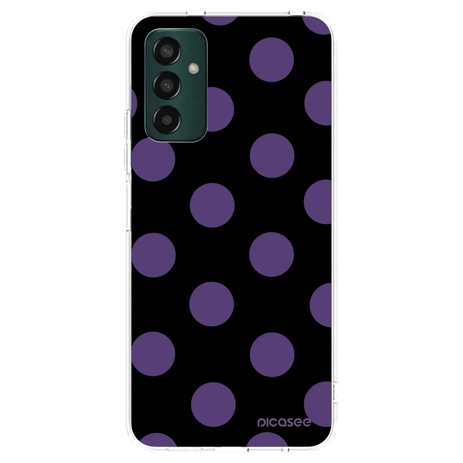 Picasee silikónový prehľadný obal pre Samsung Galaxy M13 M135F - Big flickers