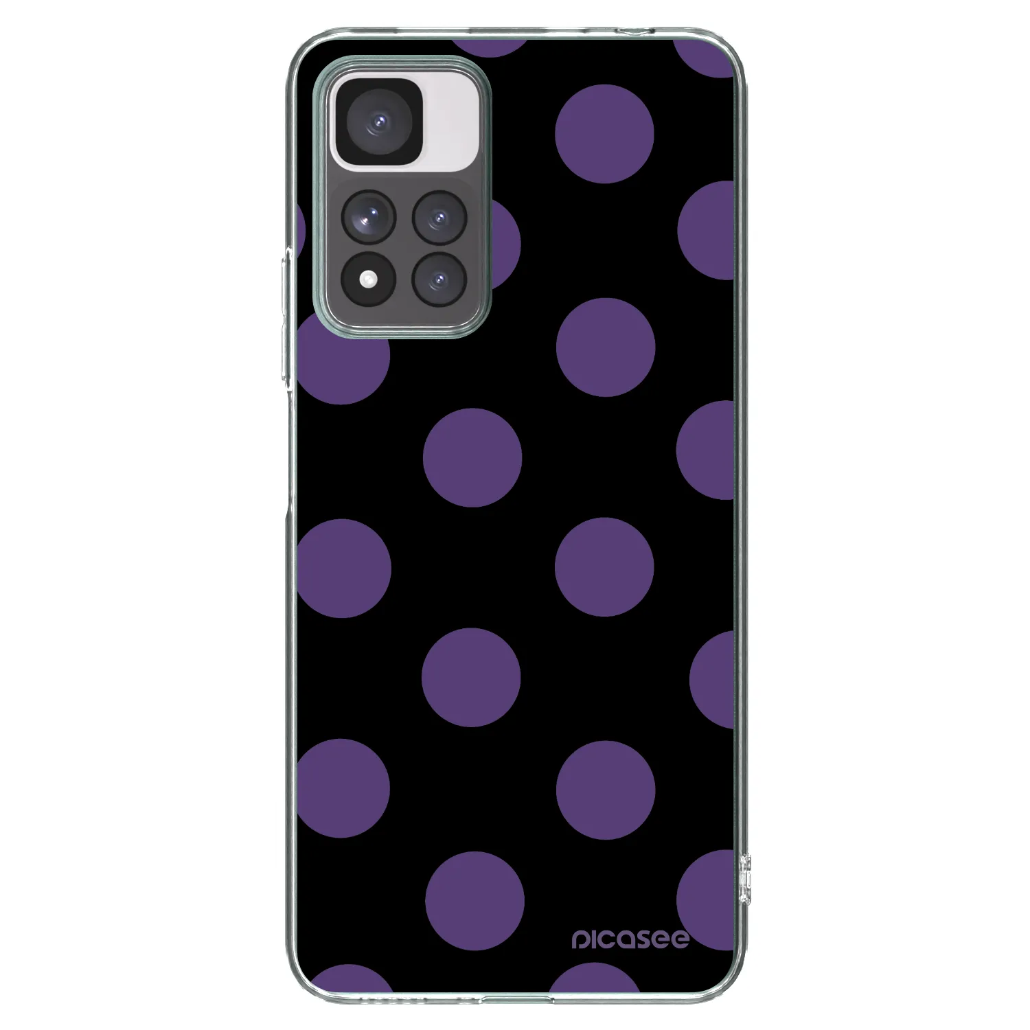 Picasee silikónový prehľadný obal pre Xiaomi Redmi Note 11 Pro+ 5G - Big flickers