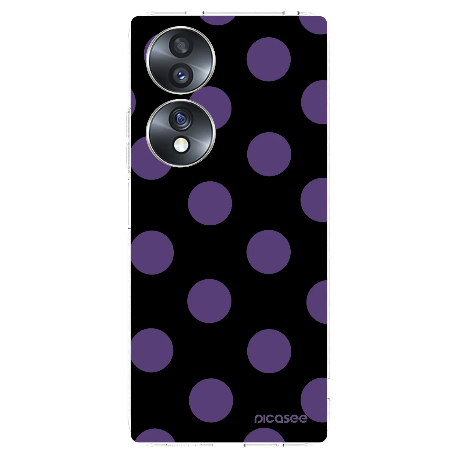 Picasee silikónový prehľadný obal pre Honor 70 - Big flickers
