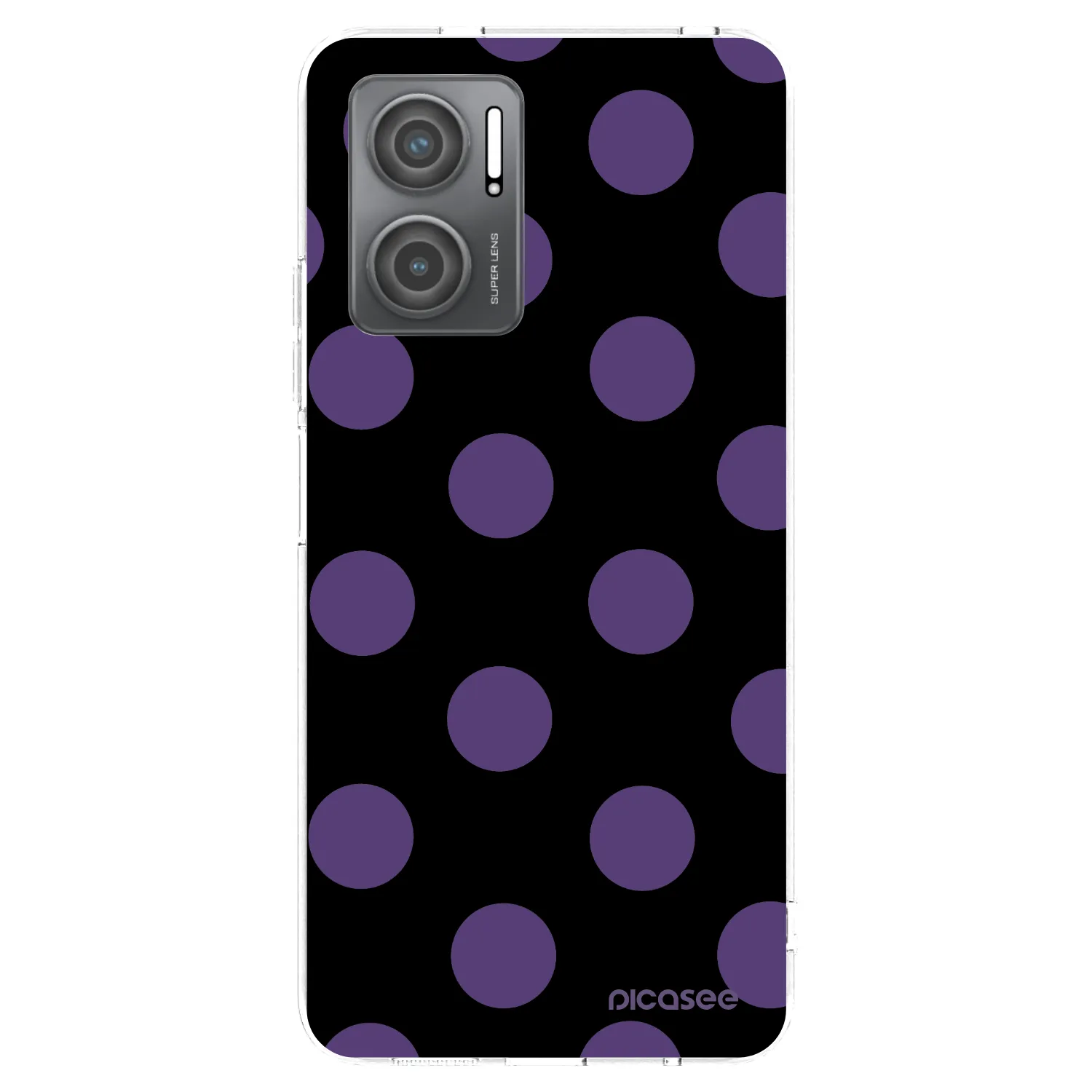 Picasee silikónový prehľadný obal pre Xiaomi Redmi 10 5G - Big flickers