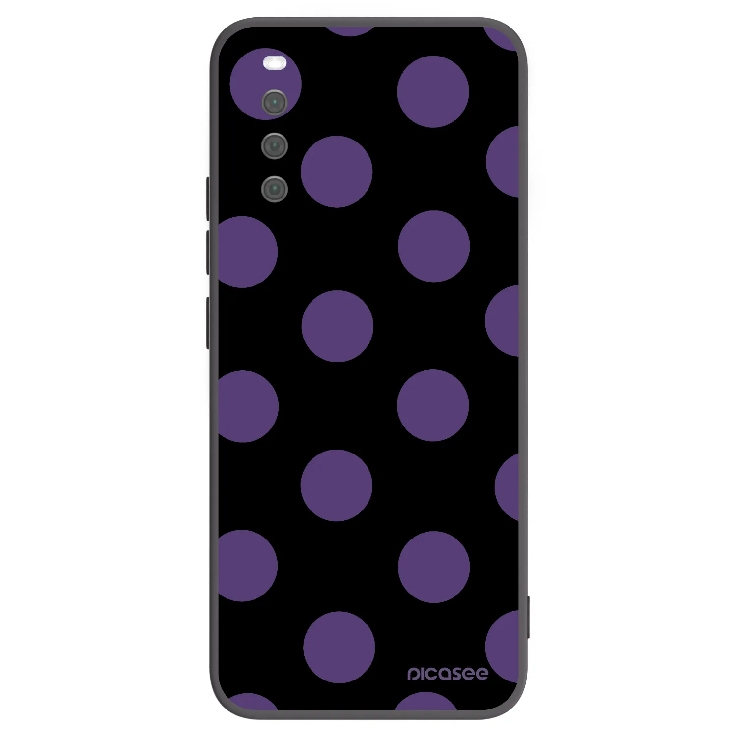 Picasee silikónový čierny obal pre Sony Xperia 10 III - Big flickers