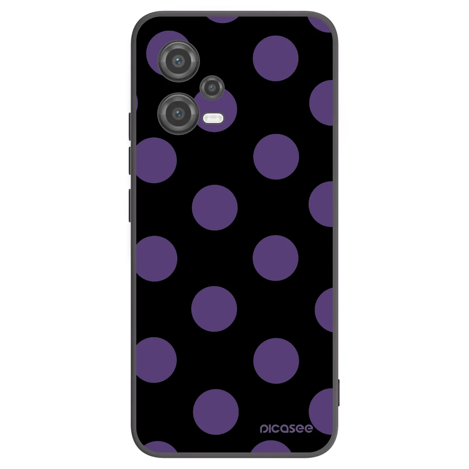 Picasee silikónový čierny obal pre Xiaomi Poco X5 - Big flickers
