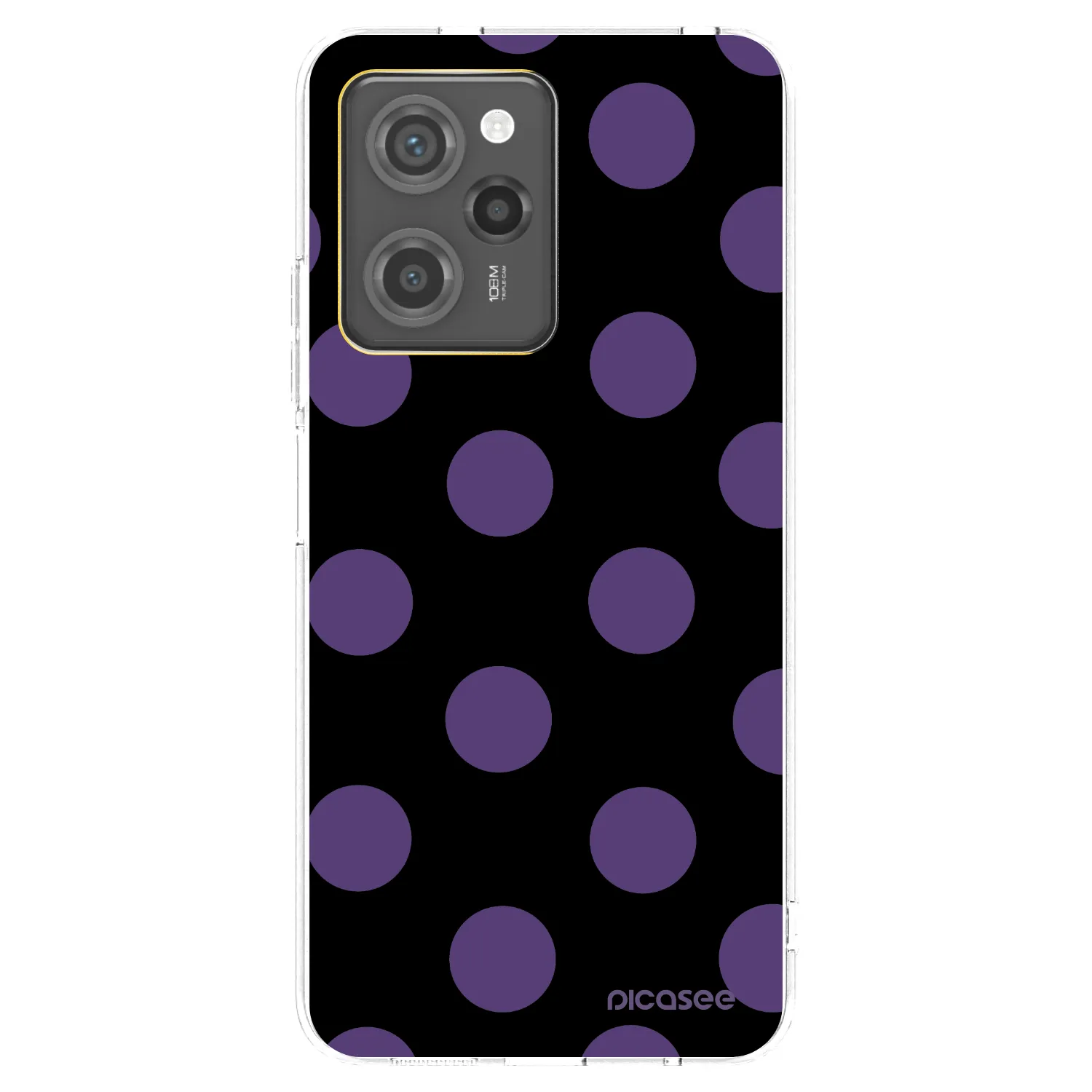 Picasee silikónový čierny obal pre Xiaomi Poco X5 Pro - Big flickers