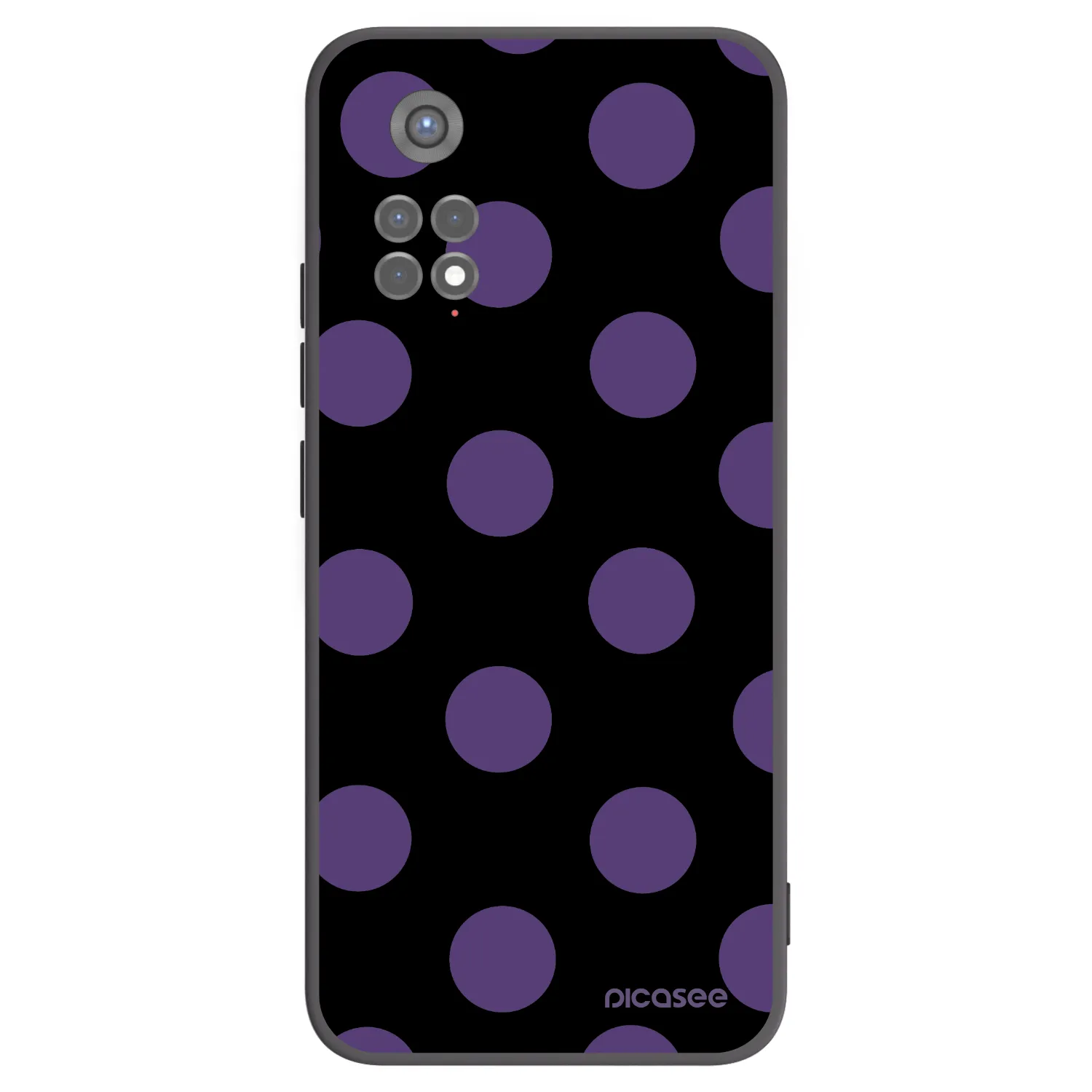 Picasee silikónový čierny obal pre Xiaomi Redmi Note 11S 5G - Big flickers