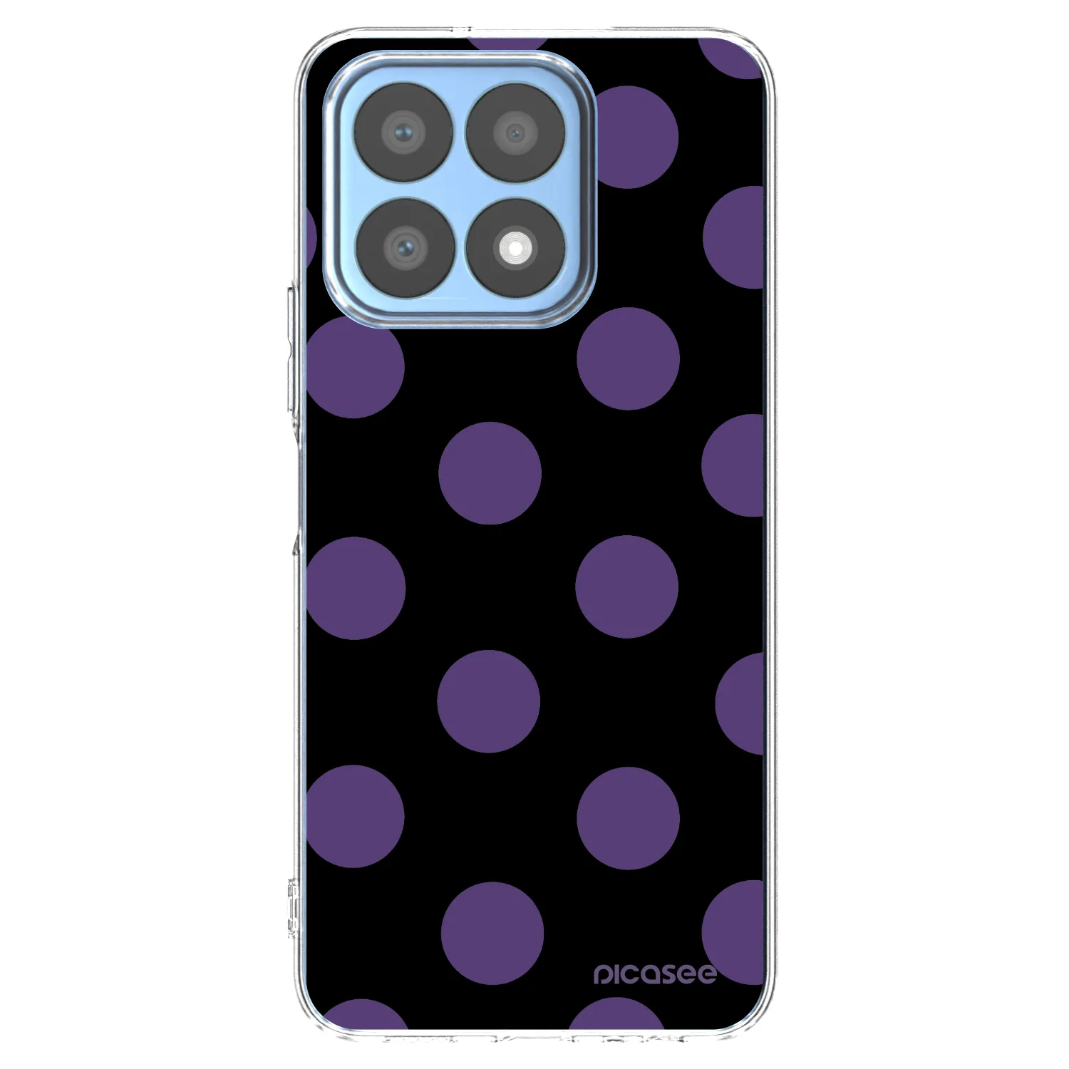 Picasee silikónový prehľadný obal pre Honor X8a - Big flickers