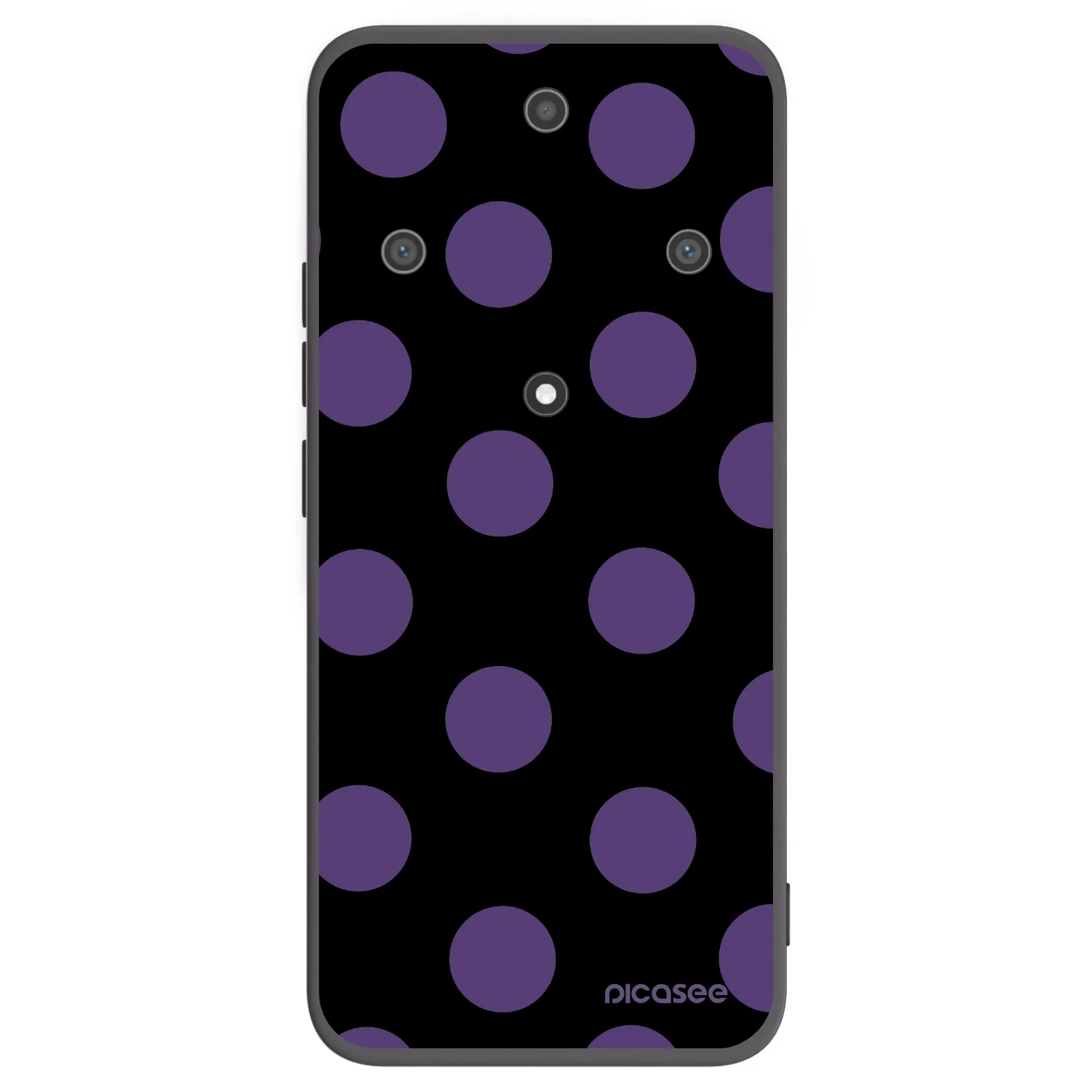 Picasee silikónový čierny obal pre Honor Magic5 Lite 5G - Big flickers