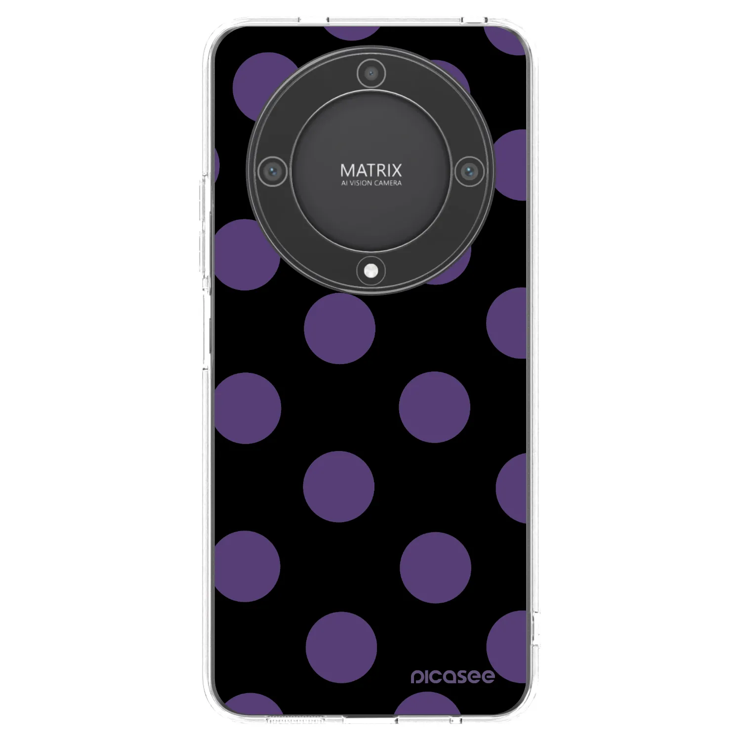 Picasee silikónový prehľadný obal pre Honor Magic5 Lite 5G - Big flickers