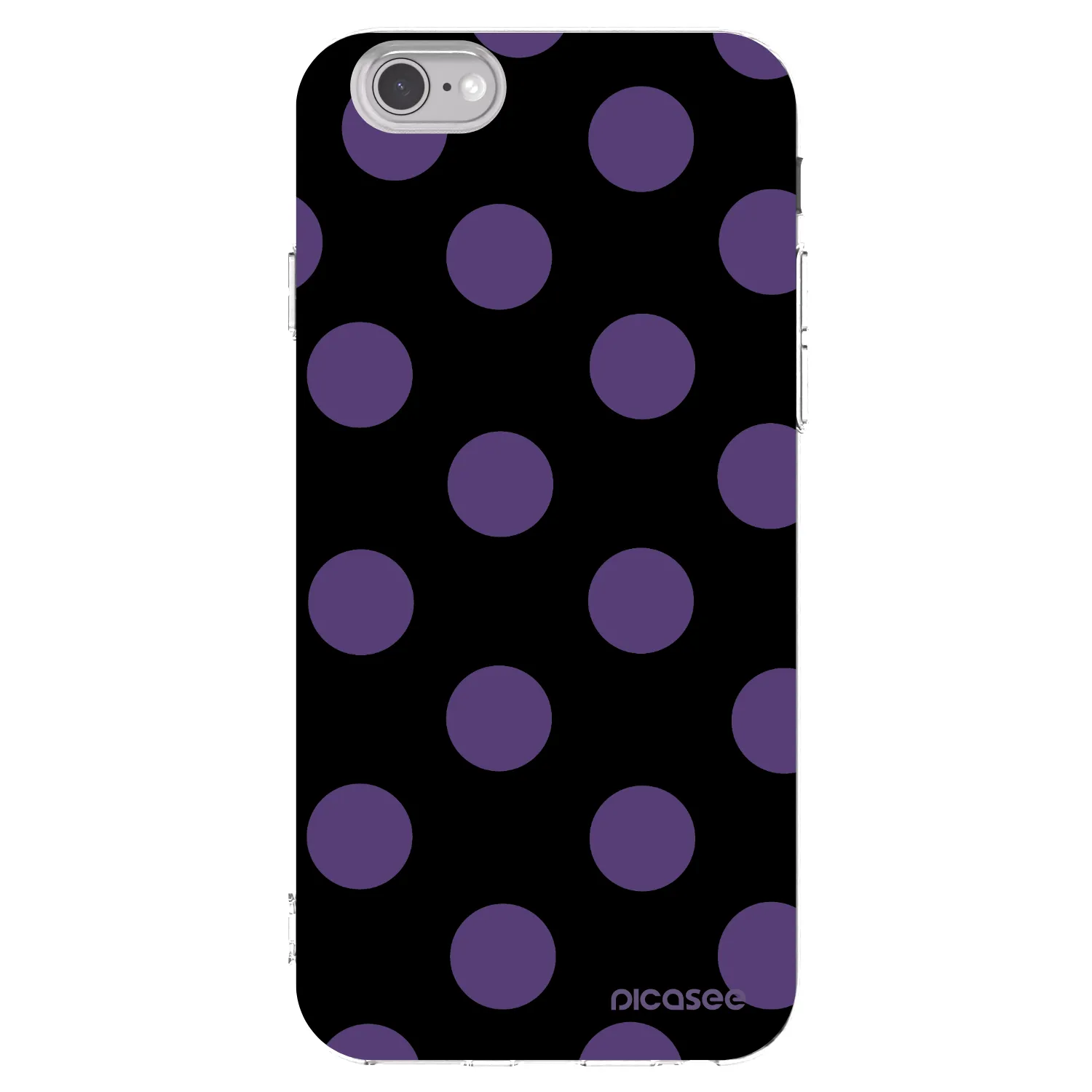 Picasee silikónový prehľadný obal pre Apple iPhone 6/6S - Big flickers